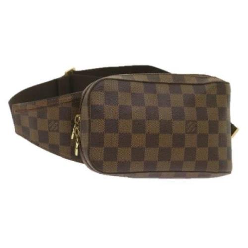 Louis Vuitton Vintage Pre-owned Canvas axelremsvskor Brown, Dam