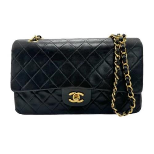 Chanel Vintage Pre-owned Laeder axelremsvskor Black, Dam