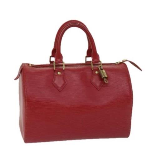 Louis Vuitton Vintage Pre-owned Laeder handvskor Red, Dam