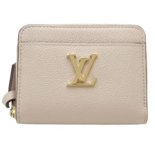 Louis Vuitton Vintage Pre-owned Laeder plnbcker Beige, Dam