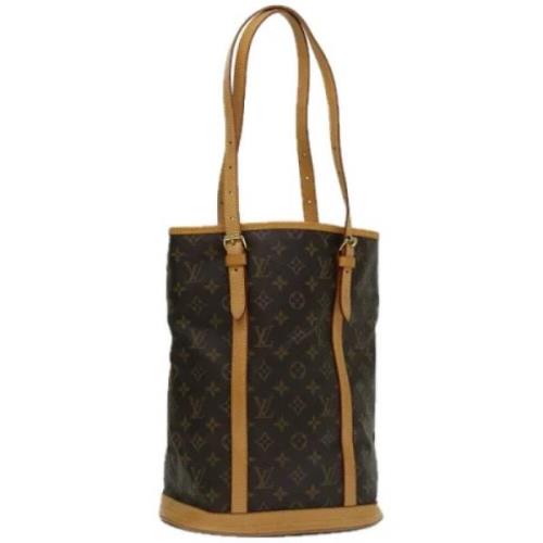 Louis Vuitton Vintage Pre-owned Canvas axelremsvskor Brown, Dam