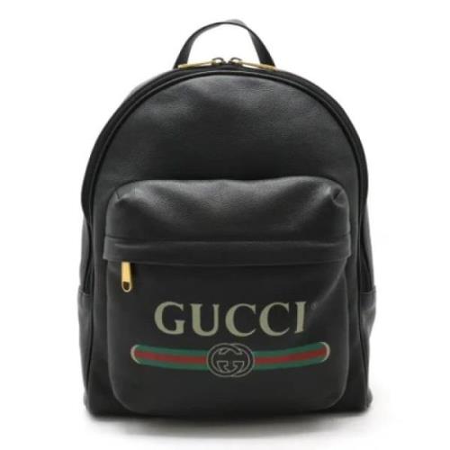 Gucci Vintage Pre-owned Laeder gucci-vskor Black, Dam