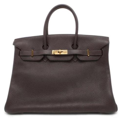 Hermès Vintage Pre-owned Laeder handvskor Brown, Dam