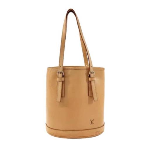 Louis Vuitton Vintage Pre-owned Canvas louis-vuitton-vskor Beige, Dam