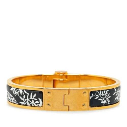 Hermès Vintage Pre-owned Tyg armband Yellow, Dam