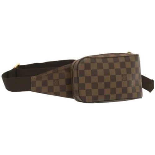 Louis Vuitton Vintage Pre-owned Canvas axelremsvskor Brown, Dam