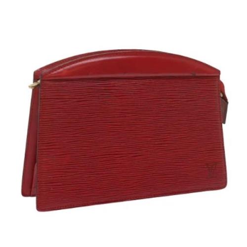 Louis Vuitton Vintage Pre-owned Laeder kuvertvskor Red, Dam