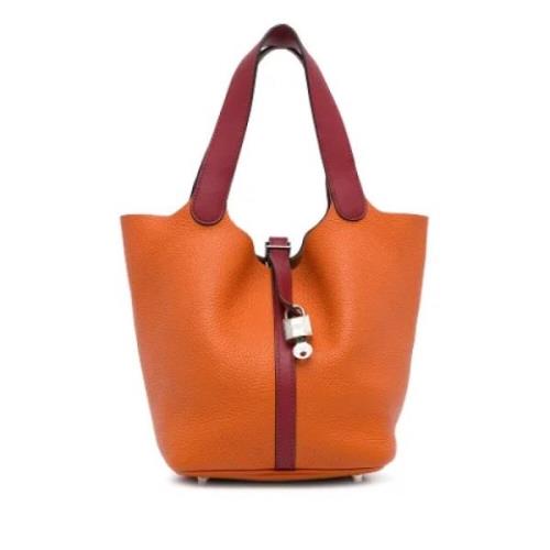 Hermès Vintage Pre-owned Laeder totevskor Orange, Dam