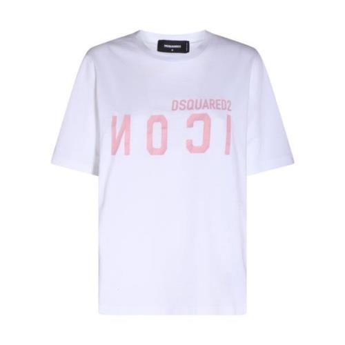 Dsquared2 Vita T-shirts och Polos White, Dam