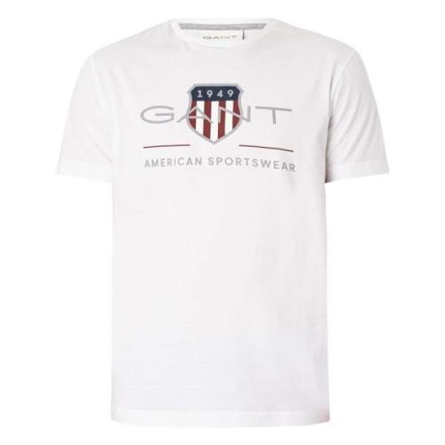 Gant T-shirt White, Herr