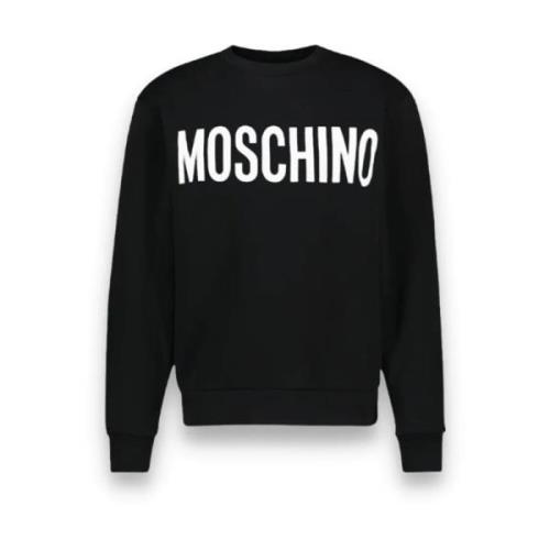 Moschino Svarta Tröjor för Kvinnor Black, Herr