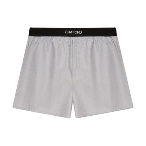 Tom Ford Boxershorts med logotyp Gray, Herr