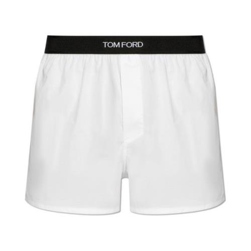 Tom Ford Boxershorts med logotyp White, Herr