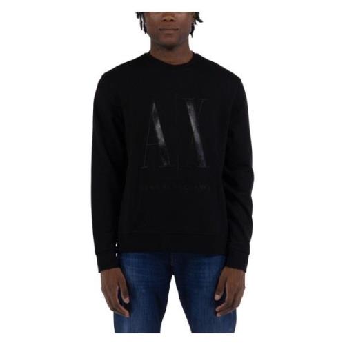 Armani Exchange Sweatshirts Black, Herr