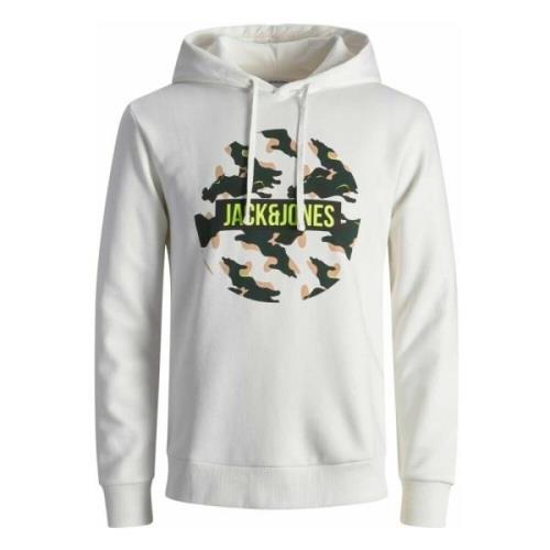 Jack & Jones Ramp Hoodie White, Herr