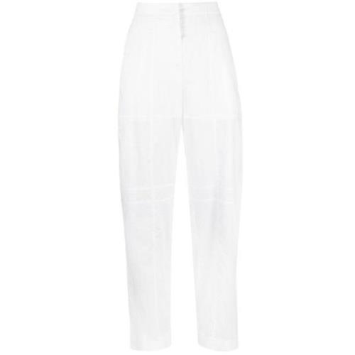 Jil Sander Vida Ben Vita Bomullbyxor White, Dam