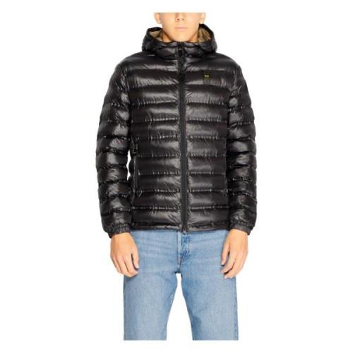 Blauer Herrjackor och Kappor Kollektion Black, Herr