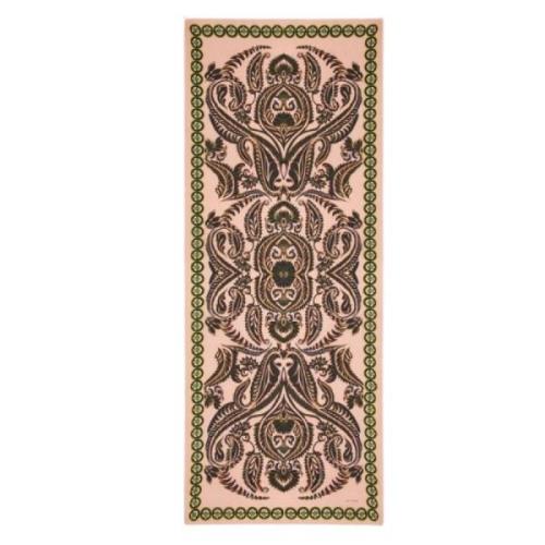 Etro Kashmir Siden Sjal Angkor Aurea Fransar Pink, Dam