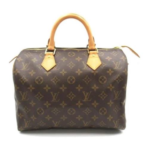 Louis Vuitton Vintage Pre-owned Canvas handvskor Brown, Dam