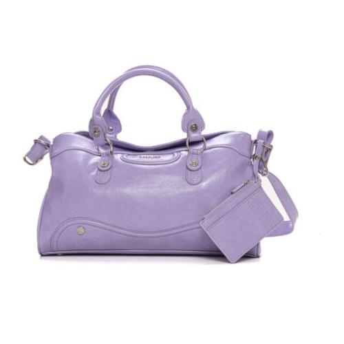 Liu Jo Ecs m satchel handbag Purple, Dam