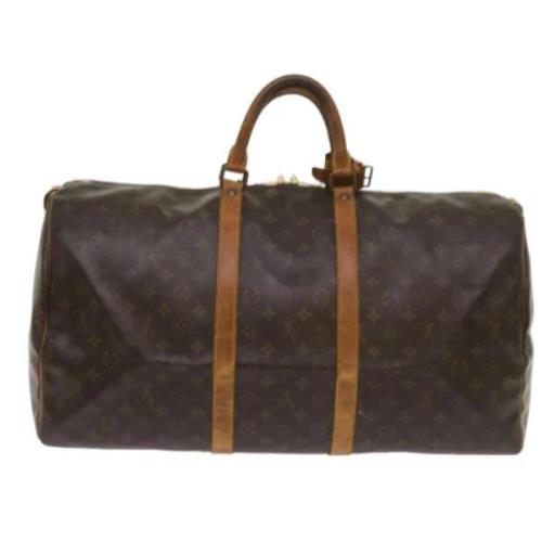 Louis Vuitton Vintage Pre-owned Canvas resvskor Brown, Dam