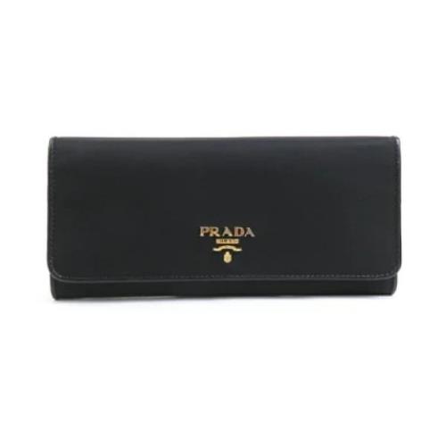 Prada Vintage Pre-owned Laeder plnbcker Black, Dam