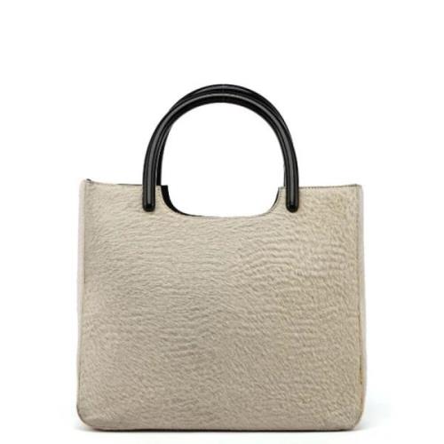 Prada Vintage Pre-owned Paels handvskor White, Dam