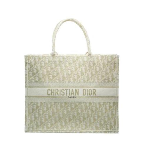 Dior Vintage Pre-owned Canvas totevskor Gray, Dam