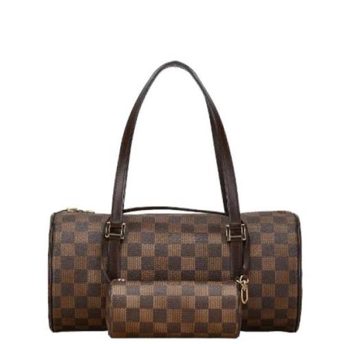 Louis Vuitton Vintage Pre-owned Canvas handvskor Brown, Dam