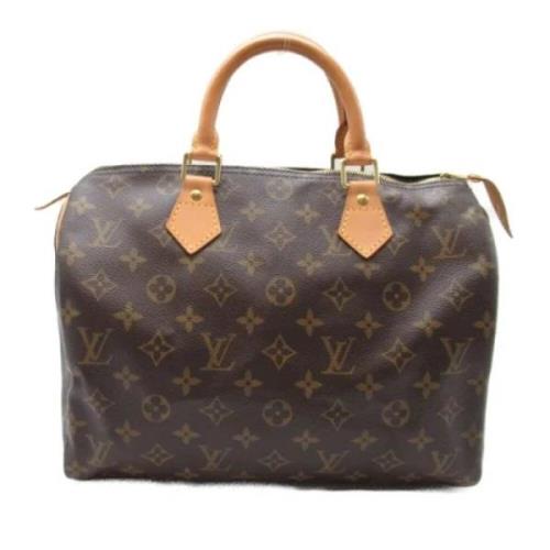 Louis Vuitton Vintage Pre-owned Canvas handvskor Brown, Dam