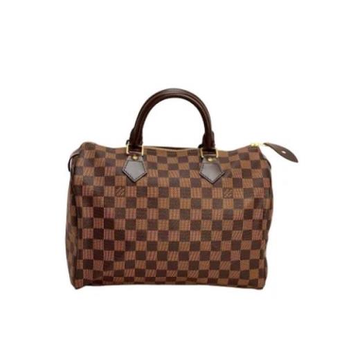 Louis Vuitton Vintage Pre-owned Canvas handvskor Brown, Dam