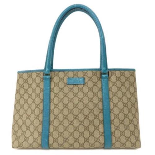 Gucci Vintage Pre-owned Plast totevskor Blue, Dam