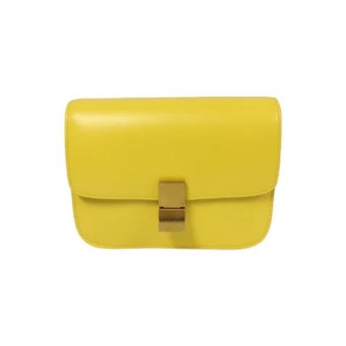 Celine Vintage Pre-owned Laeder celine-vskor Yellow, Dam