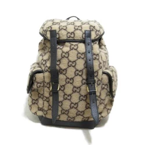 Gucci Vintage Pre-owned Canvas ryggsckar Brown, Dam