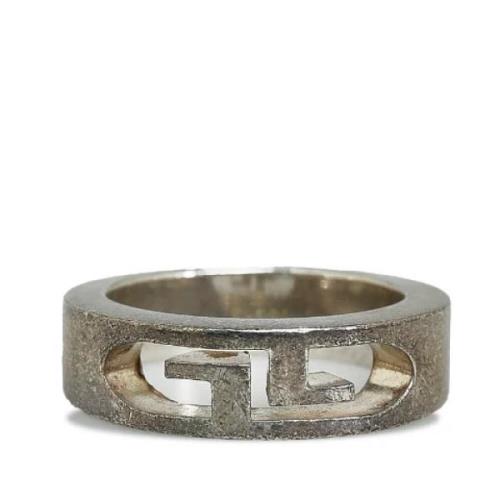 Gucci Vintage Pre-owned Metall ringar Gray, Dam