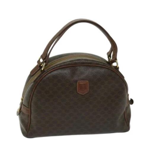 Celine Vintage Pre-owned Laeder handvskor Brown, Dam