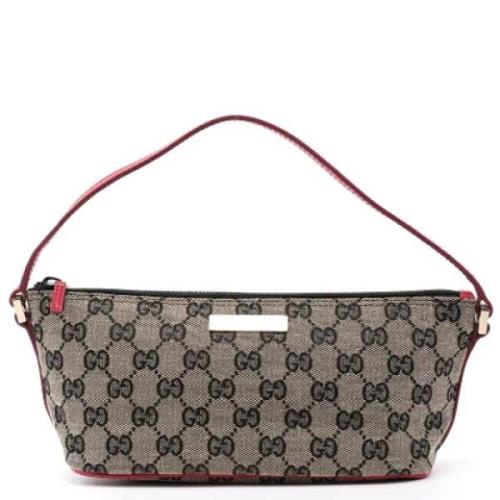 Gucci Vintage Pre-owned Canvas handvskor Red, Dam