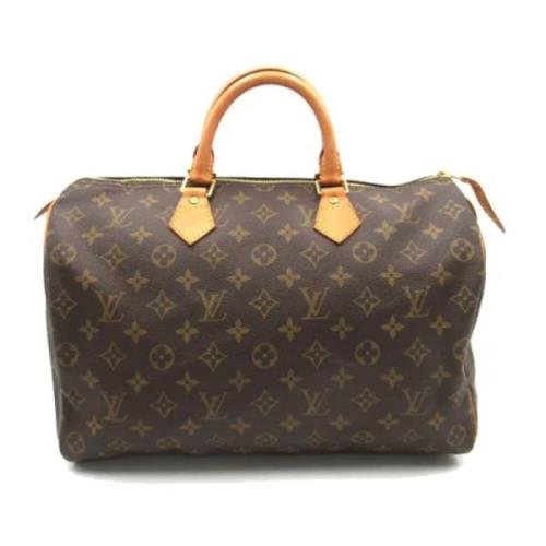 Louis Vuitton Vintage Pre-owned Canvas handvskor Brown, Dam