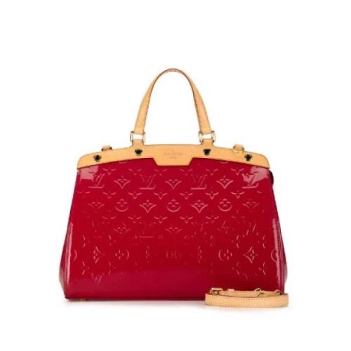 Louis Vuitton Vintage Pre-owned Laeder handvskor Red, Dam