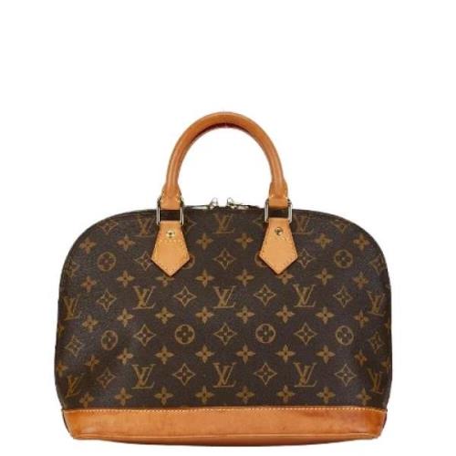 Louis Vuitton Vintage Pre-owned Canvas handvskor Brown, Dam