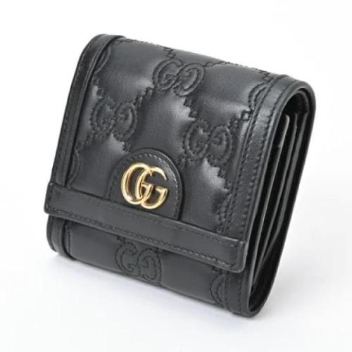 Gucci Vintage Pre-owned Laeder plnbcker Black, Dam