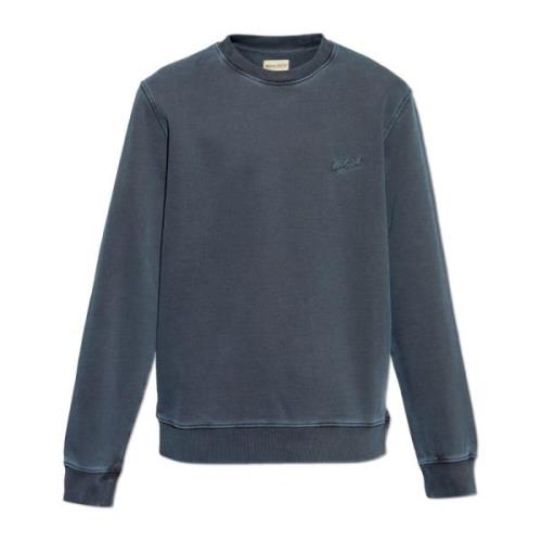 Woolrich Sweatshirt med broderad logotyp Gray, Herr