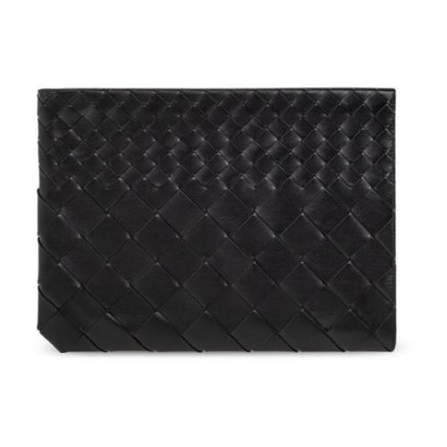 Bottega Veneta Halv Zip Pouch handväska Black, Herr