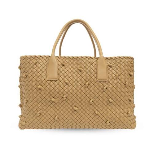 Bottega Veneta Medium Cabat Shopper Väska Beige, Dam