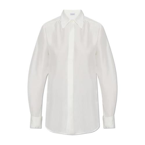 Burberry Sidenskjorta White, Dam