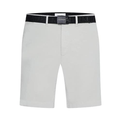 Calvin Klein Bermuda Shorts för Män White, Herr