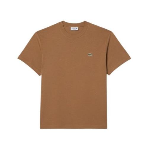 Lacoste Casual Tee Shirt Th7318 Brown, Herr