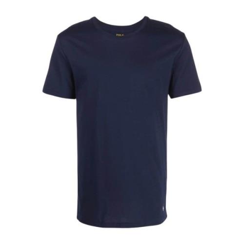 Ralph Lauren Crew Neck T-Shirt 3 Pack Blue, Herr