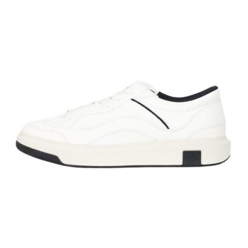 Armani Exchange Ivory Logo Sneakers Låg Profil White, Herr