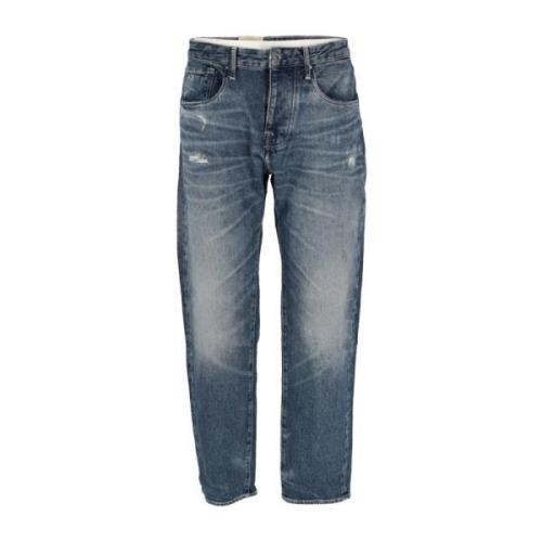 Armani Exchange Lös Tapered Denim Jeans Blue, Herr